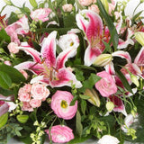 Pink Casket Spray