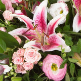 Pink Casket Spray