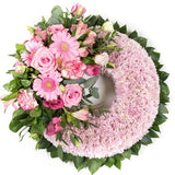 Pink Massed Wreath