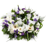 Purple & White Wreath