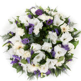 Purple & White Wreath