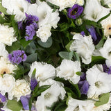 Purple & White Wreath