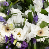 Purple & White Wreath