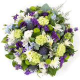 Purple, Lime & White Posy Pad