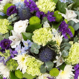 Purple, Lime & White Posy Pad