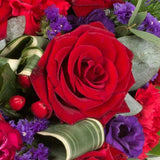 Red Rose & Purple Posy