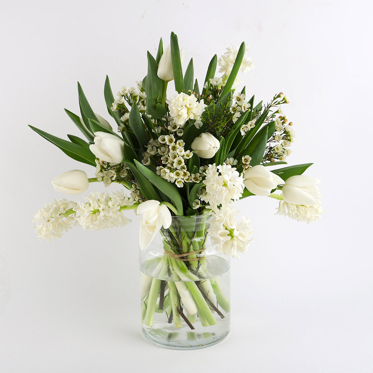 Fragrant Box of Hyacinth and Tulips
