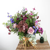 Amethyst Vibe - Bouquet Of Purples, Pink & Blue Flowers