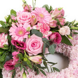 Pink Massed Wreath